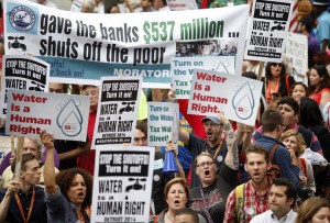 Protest Advocate Water Access Is Basic Right, After City Of Detroit Starts Cutting Service