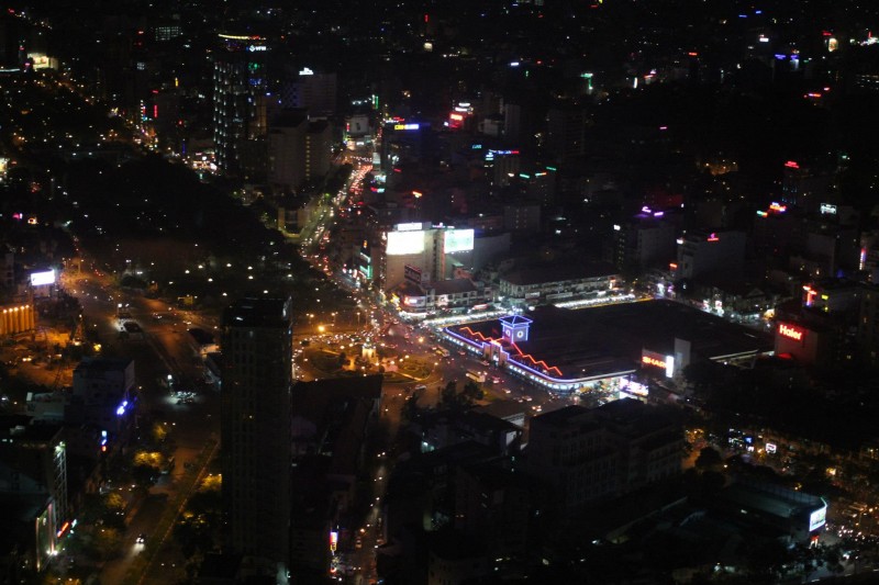 From the 52nd floor of the Bitexco Building, tallest in HCMC