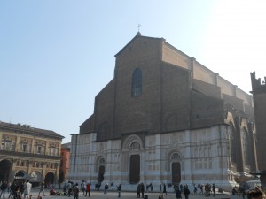 Cathedral in the Piazza Maggiore.