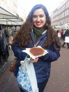 Stroopwafels are a new passion of mine. So is posing with food.