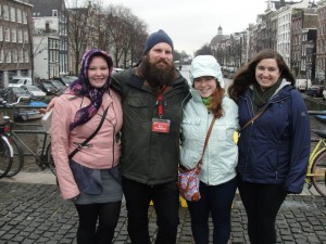 Our new friend and awesome city tour guide, Kiel