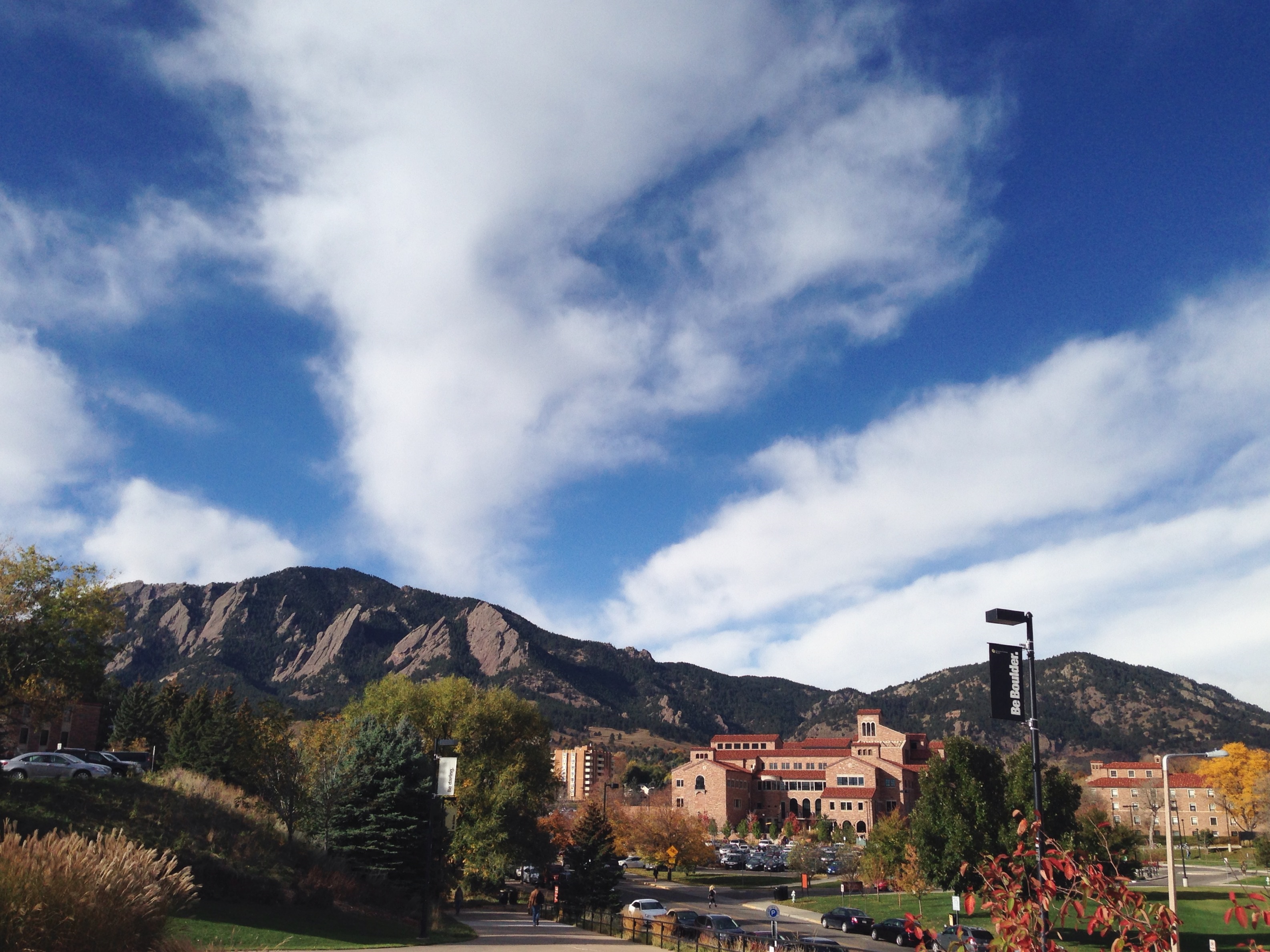 The picture perfect UC- Boulder campus