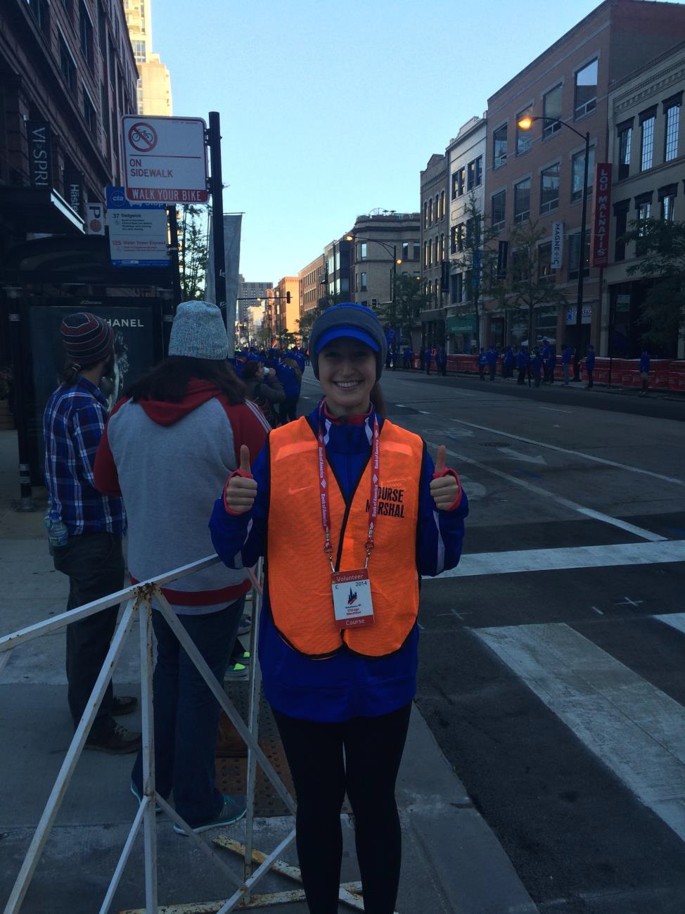 Volunteer or check out the Chicago Marathon! Plus, as was my goal when I moved here, I'll be running it this year and welcoming all the high fives along the course.