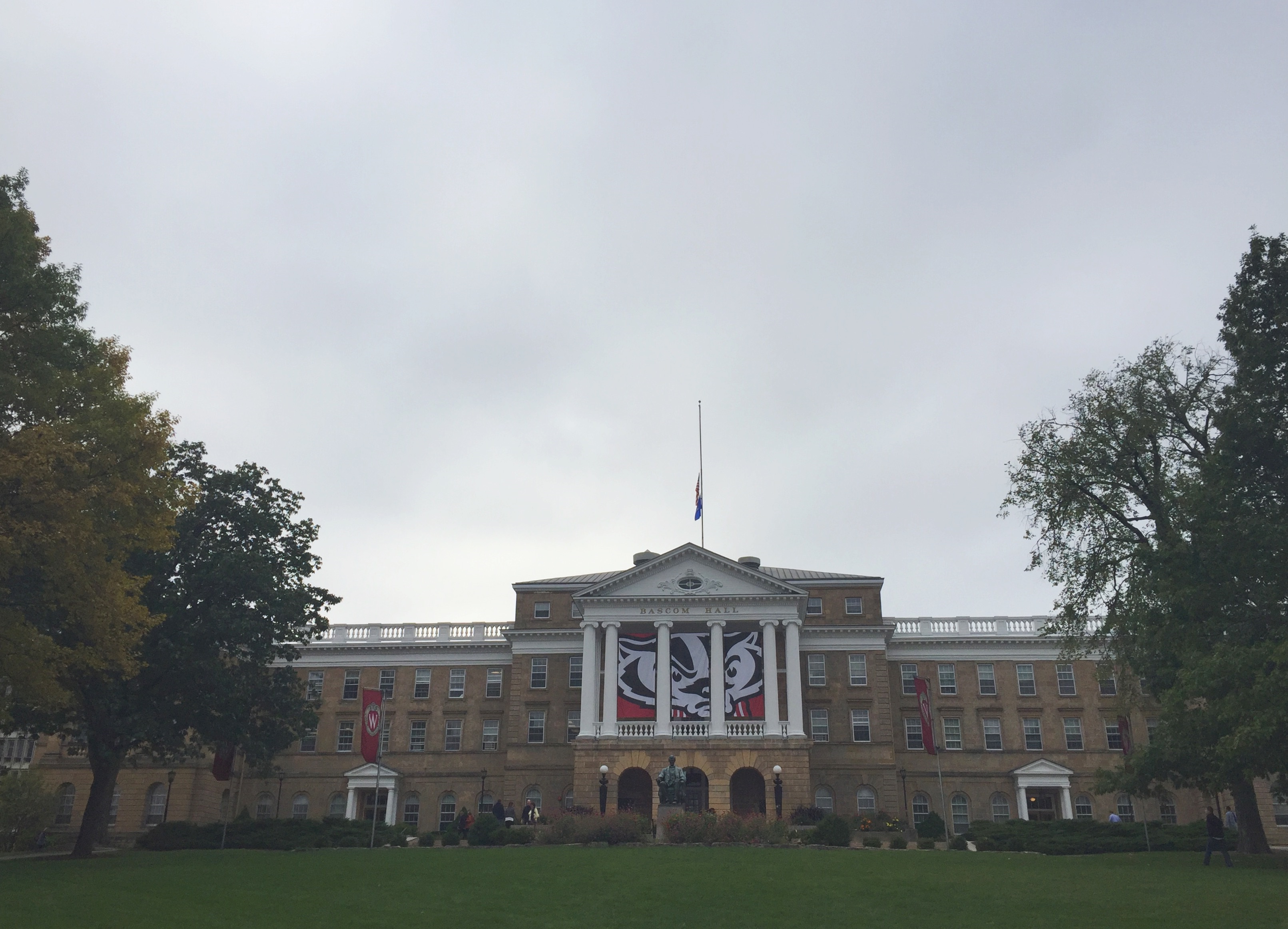 Bascom Hill at UW-Madison on Monday October 5 after the Law Fair