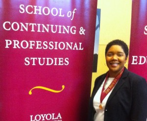 Loyola Student Faye Chambers