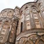 Monreale's cathedral is different than churches in other parts of Italy because of the many different ethnic influences the island received as it grew hundreds of years ago.