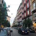 One of the busier streets in Naples. 