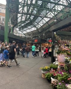 I found Borough Market, a cute and crowded market with a ton of food vendors for lunch before heading to the Tate.
