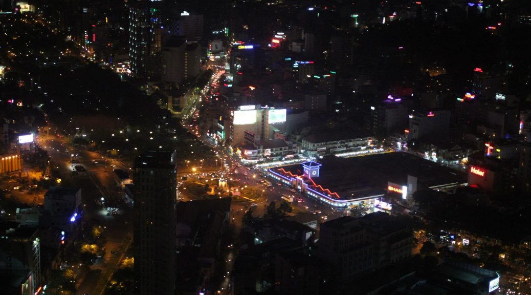 From the 52nd floor of the Bitexco Building, tallest in HCMC