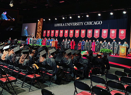 Loyola Commencement 2019 Social Work Faculty and Administrators